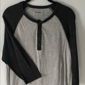 Men’s Express 3/4 Long Sleeve Henley